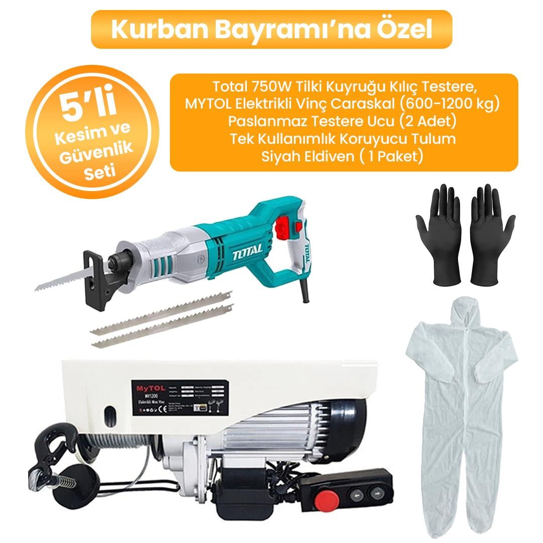 Kurban Bayramı'na Özel 5'li Kesim ve Güvenlik Seti