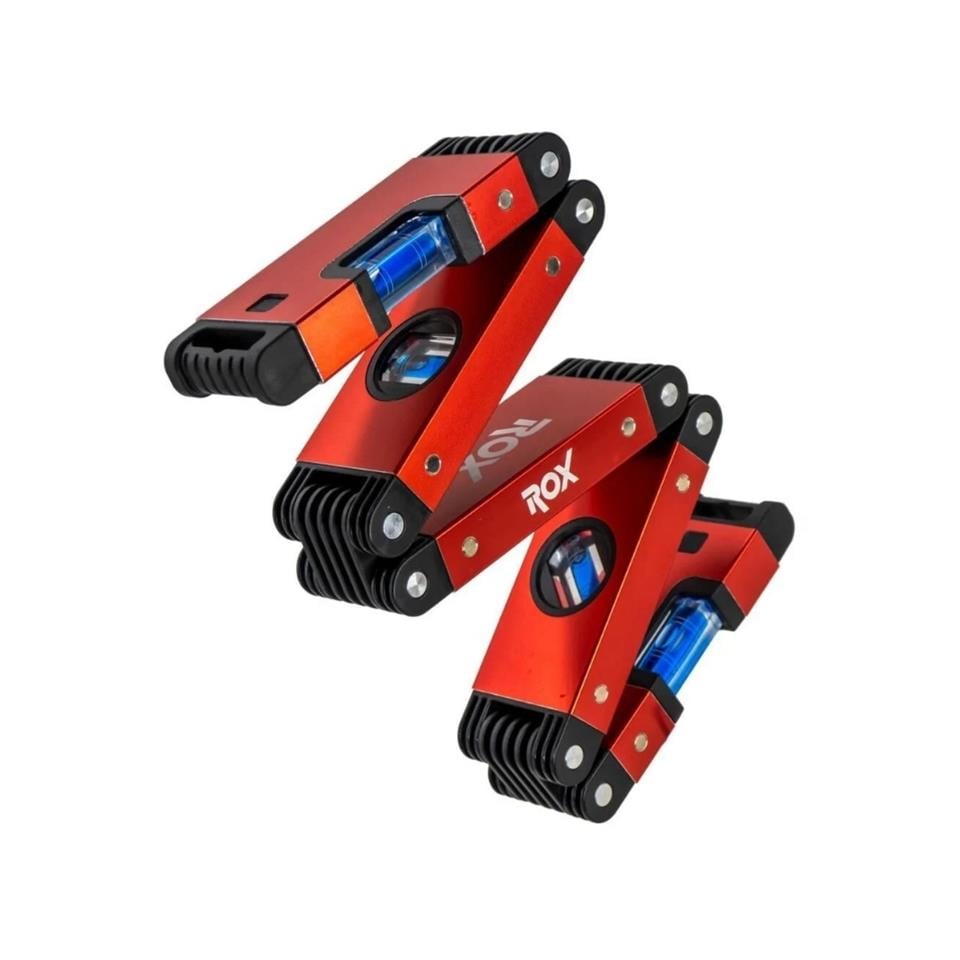 Rox 0176 Mıknatıslı Alüminyum Katlanır Su Terazisi 70 cm 153ROX0176