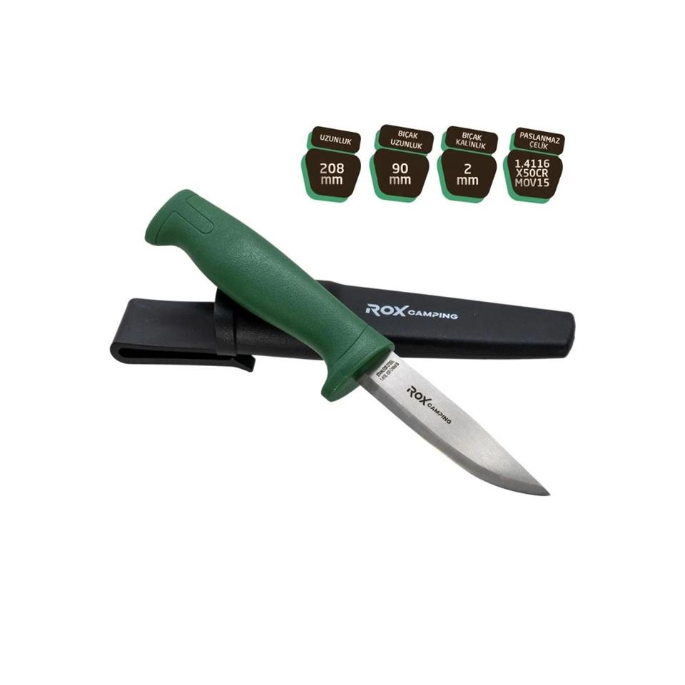 ROX CAMPİNG PASLANMAZ ÇELİK BIÇAK ROX153CAMP0319