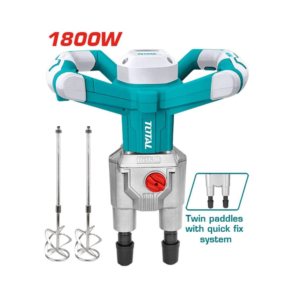 TOTAL Boya Karıştırıcı Çift Başlı - TD616006