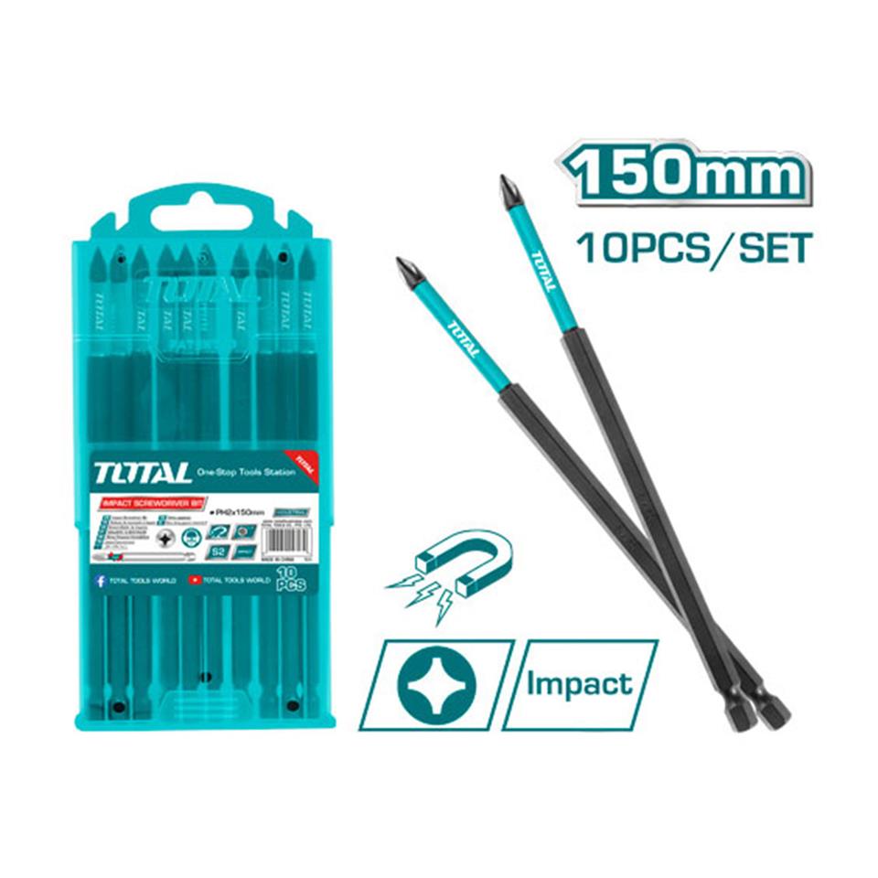 TOTAL Darbeli 150MM PH1 Bits Ucu - TACIM16PH163