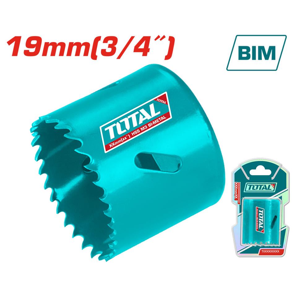 TOTAL HSS Bi-Metal Panç 19x38 mm - TAC410191