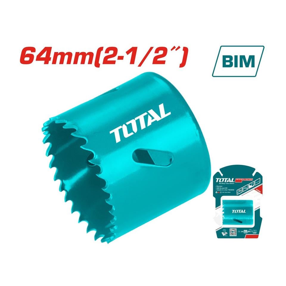 TOTAL HSS Bi-Metal Panç 64x38 mm - TAC410641