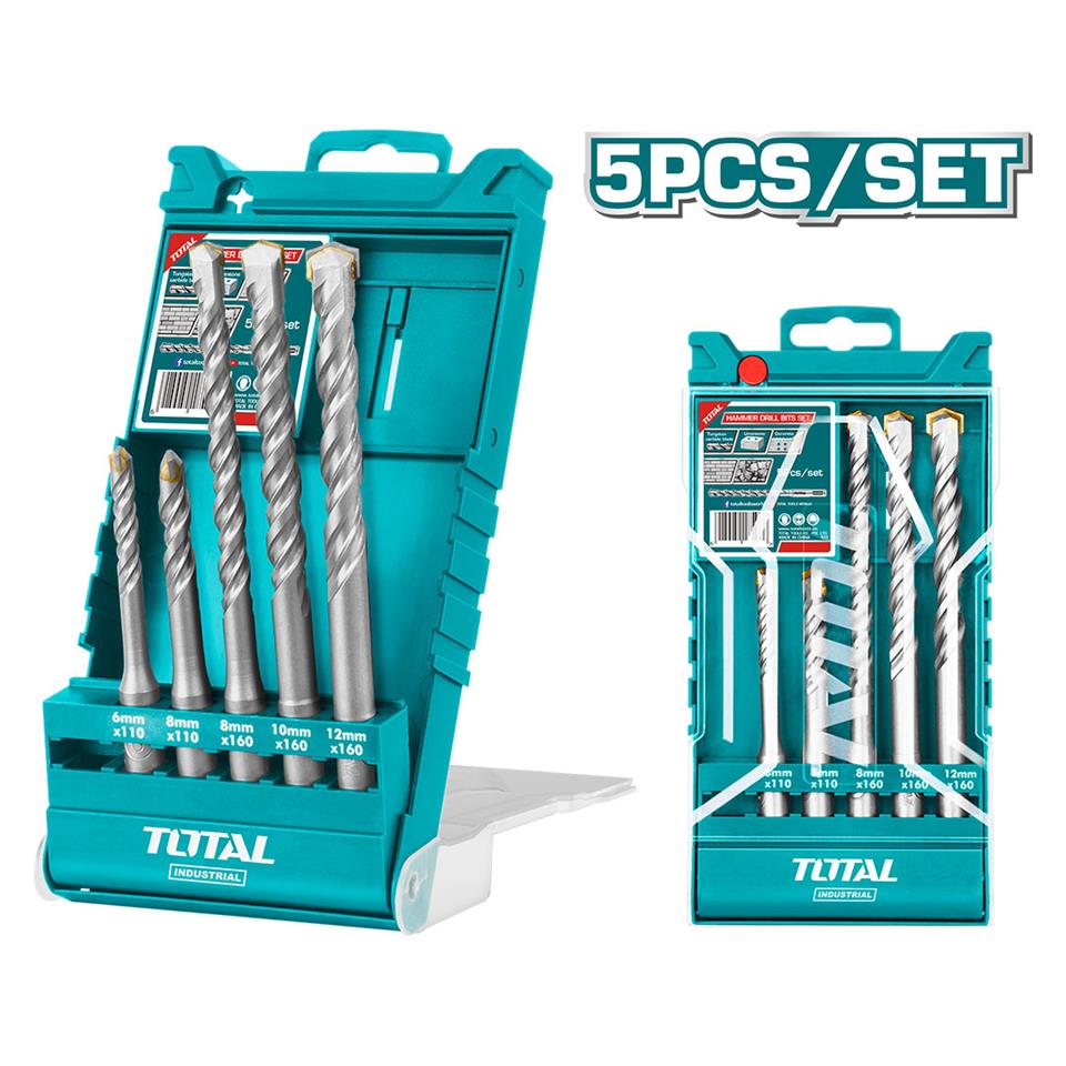TOTAL SDS Plus 5 li Matkap Ucu Seti - TAC190501