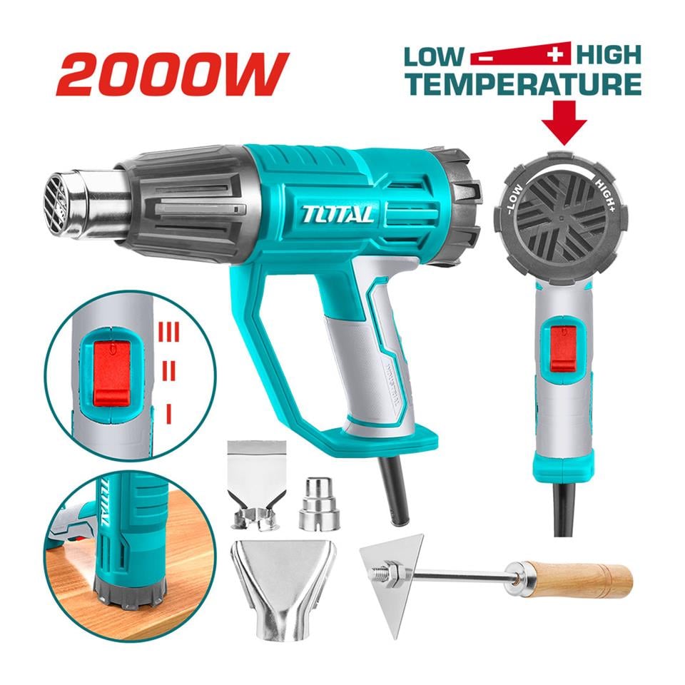 TOTAL Sıcak Hava Tabancası - TB20045