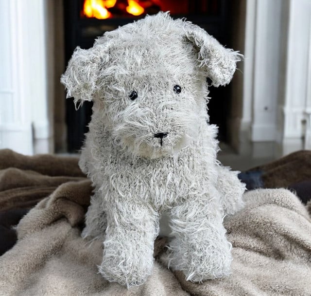 Dog Animal Crochet Chenille Yarn