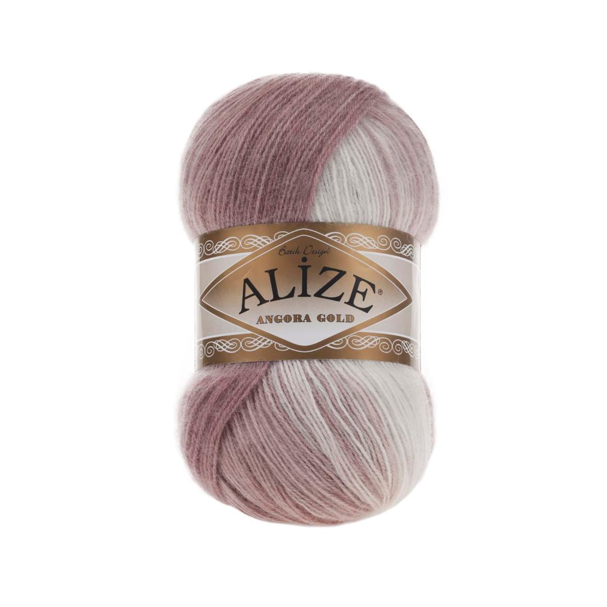 Alize Angora Gold Batik Yarn 100g 5698 – Gradient Wool Blend Yarn for Knitting & Crochet Projects