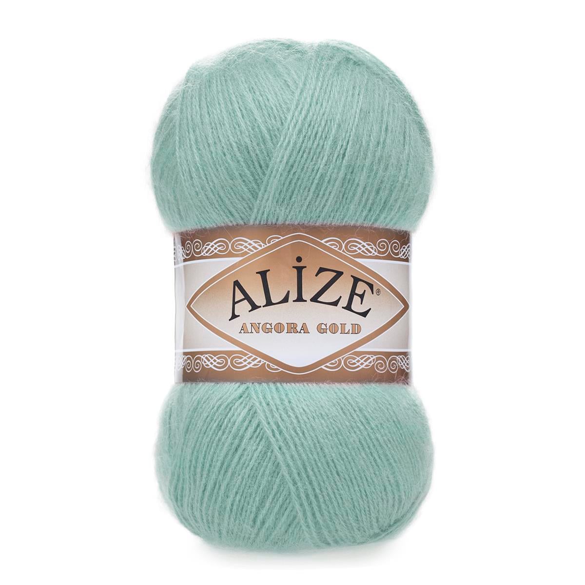 Alize Angora Gold Yarn 100g 462 – Lightweight Wool Blend Yarn for Knitting & Crochet Projects