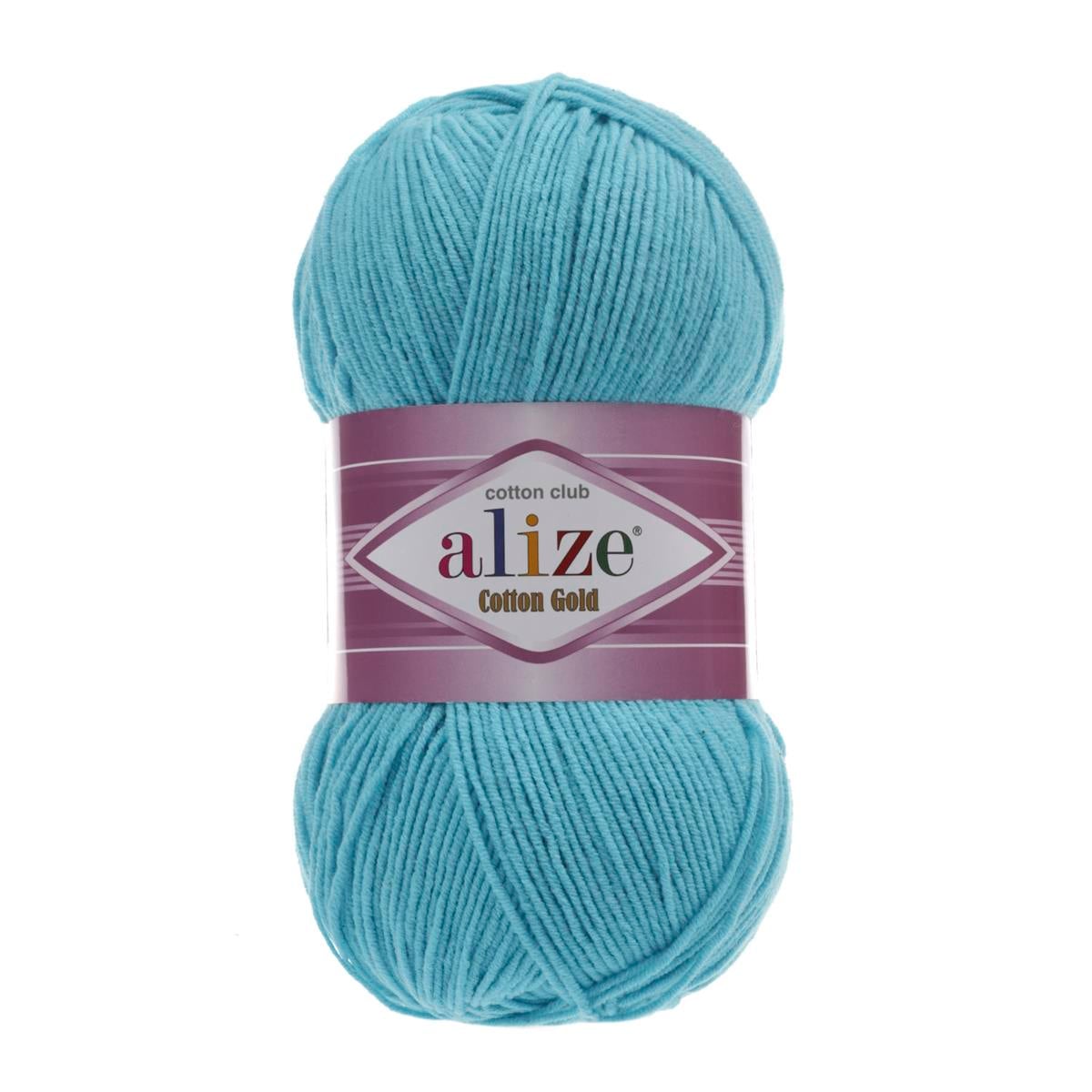 Alize Cotton Gold Yarn 100g 287 – Cotton Acrylic Blend Yarn for Amigurumi, Crochet & Knitting Projects
