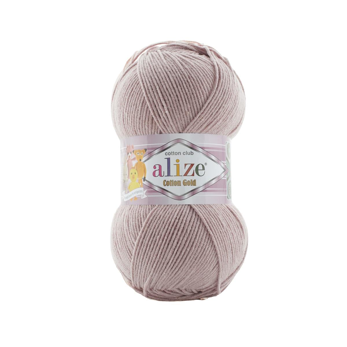 Alize Cotton Gold Yarn 100g 592 – Cotton Acrylic Blend Yarn for Amigurumi, Crochet & Knitting Projects