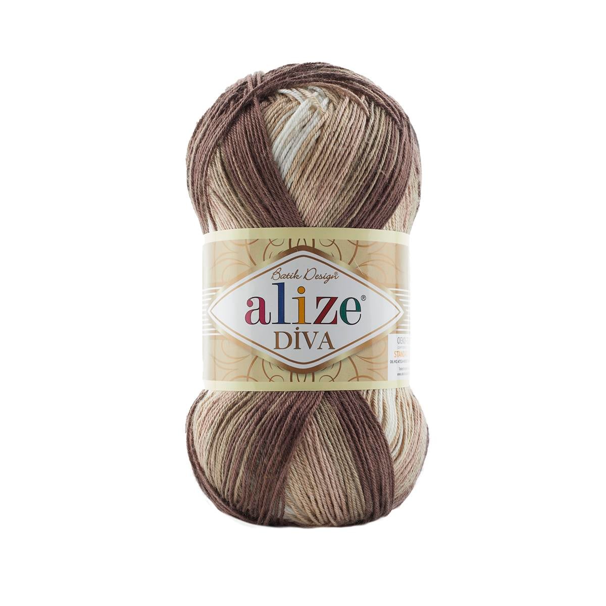 Alize Diva Batik Yarn 100g 1815 – Ombre Microfiber Acrylic Yarn for Knitting & Crochet Projects