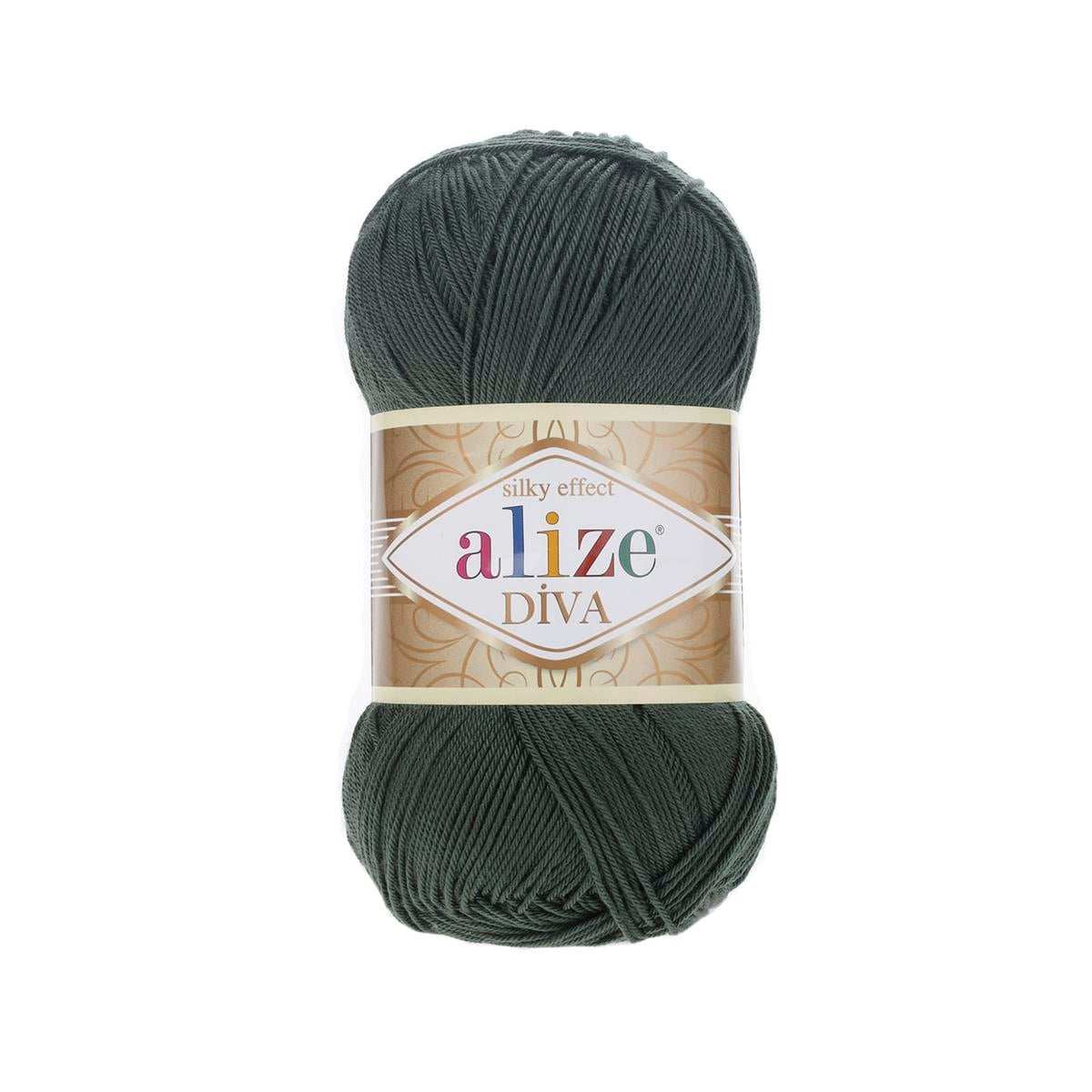 Alize Diva Yarn 100g 131 – Microfiber Acrylic Yarn for Knitting & Crochet Projects