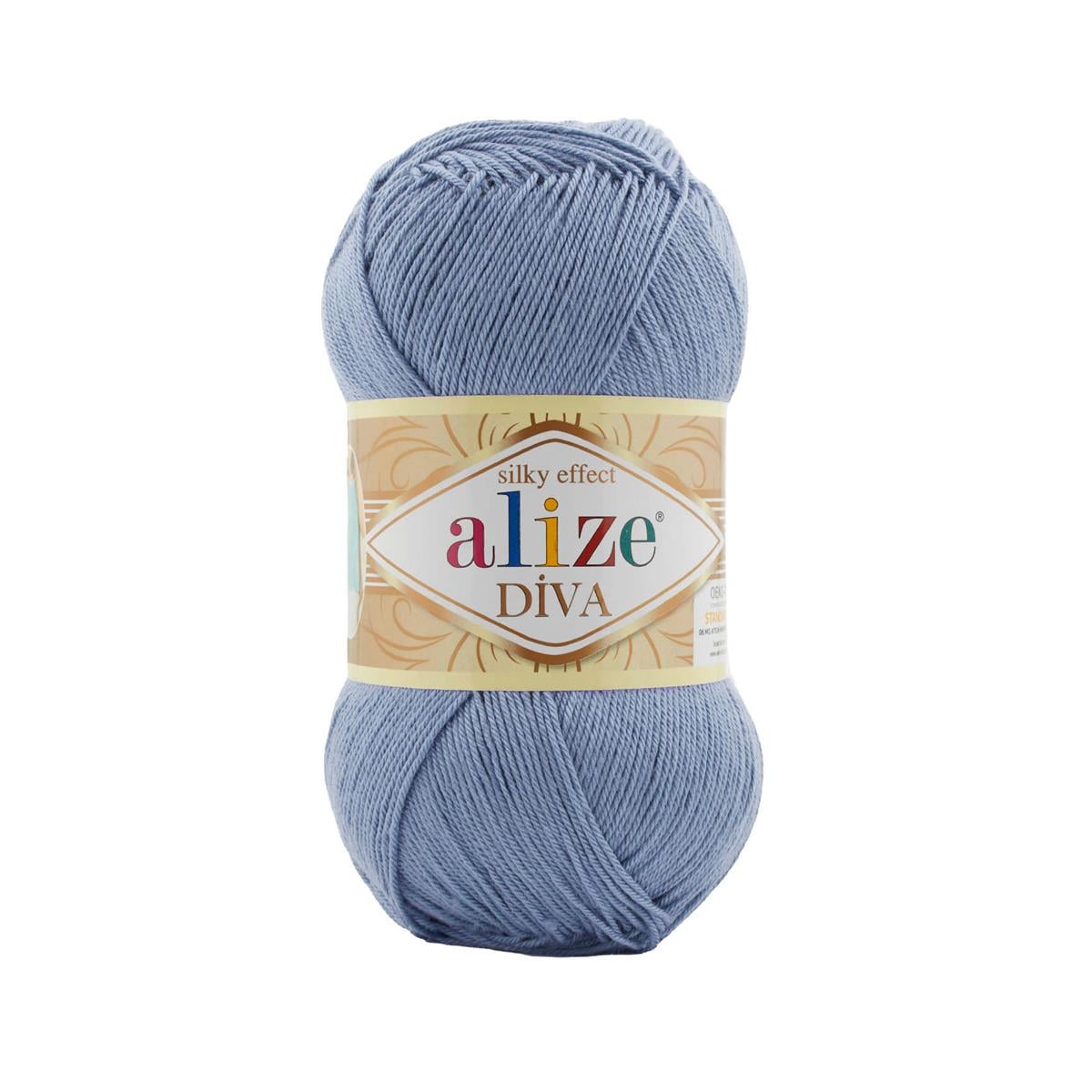 Alize Diva Yarn 100g 303 – Microfiber Acrylic Yarn for Knitting & Crochet Projects