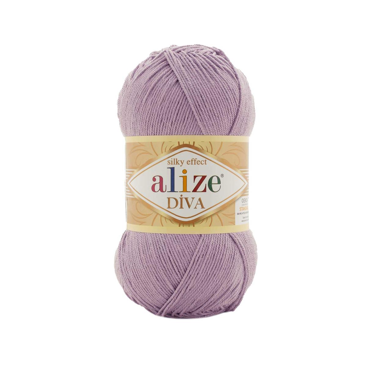 Alize Diva Yarn 100g 505 – Microfiber Acrylic Yarn for Knitting & Crochet Projects