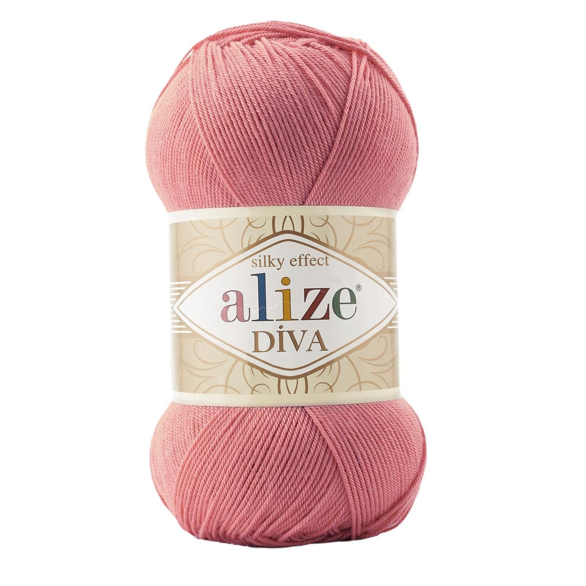 Alize Diva Yarn 100g 619 – Microfiber Acrylic Yarn for Knitting & Crochet Projects