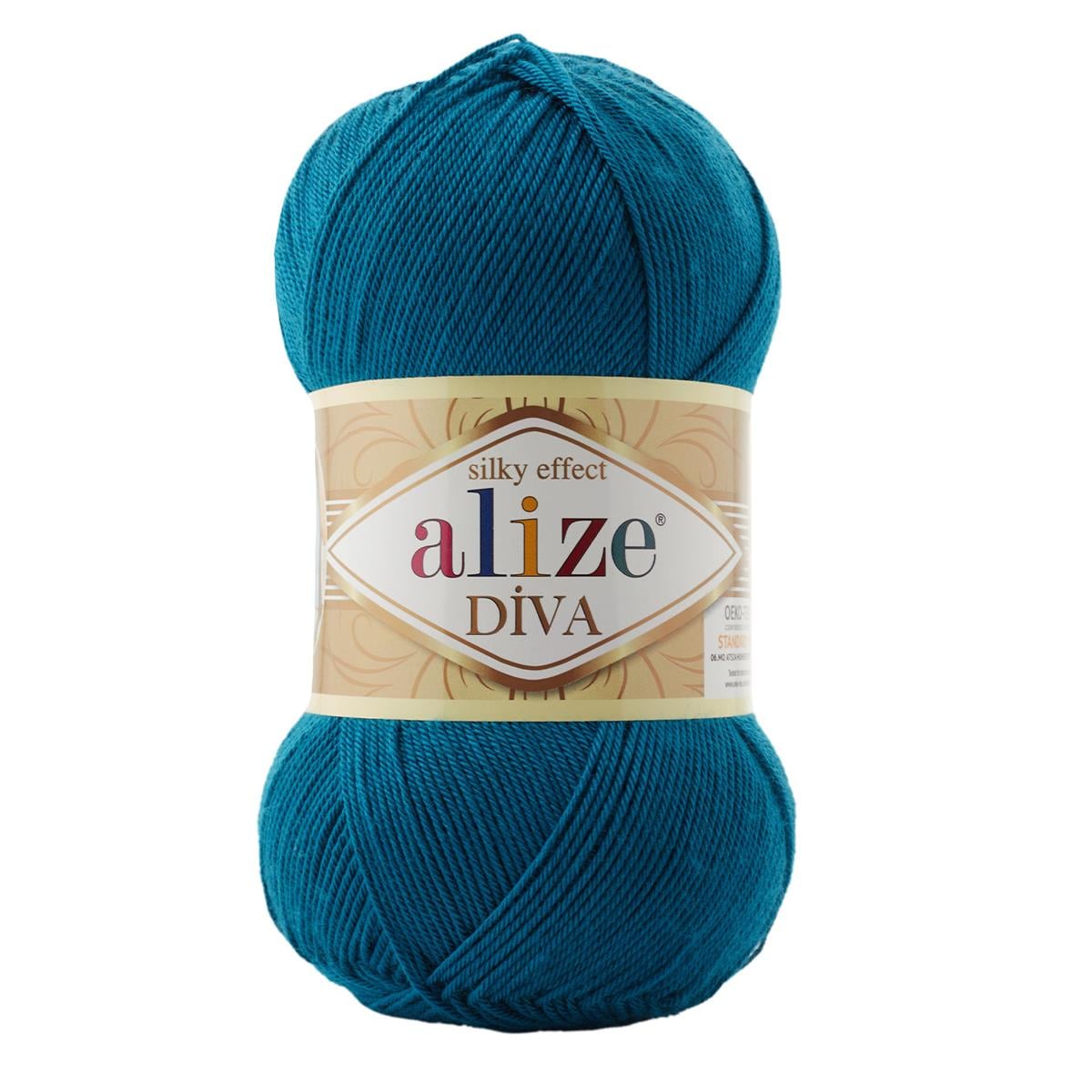 Alize Diva Yarn 100g 646 – Microfiber Acrylic Yarn for Knitting & Crochet Projects