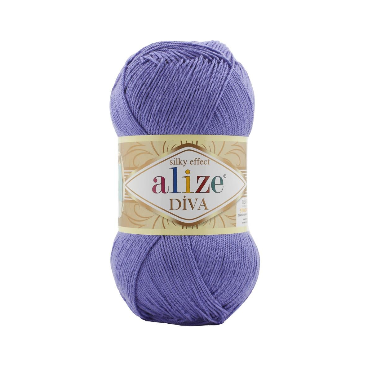 Alize Diva Yarn 100g 851 – Microfiber Acrylic Yarn for Knitting & Crochet Projects