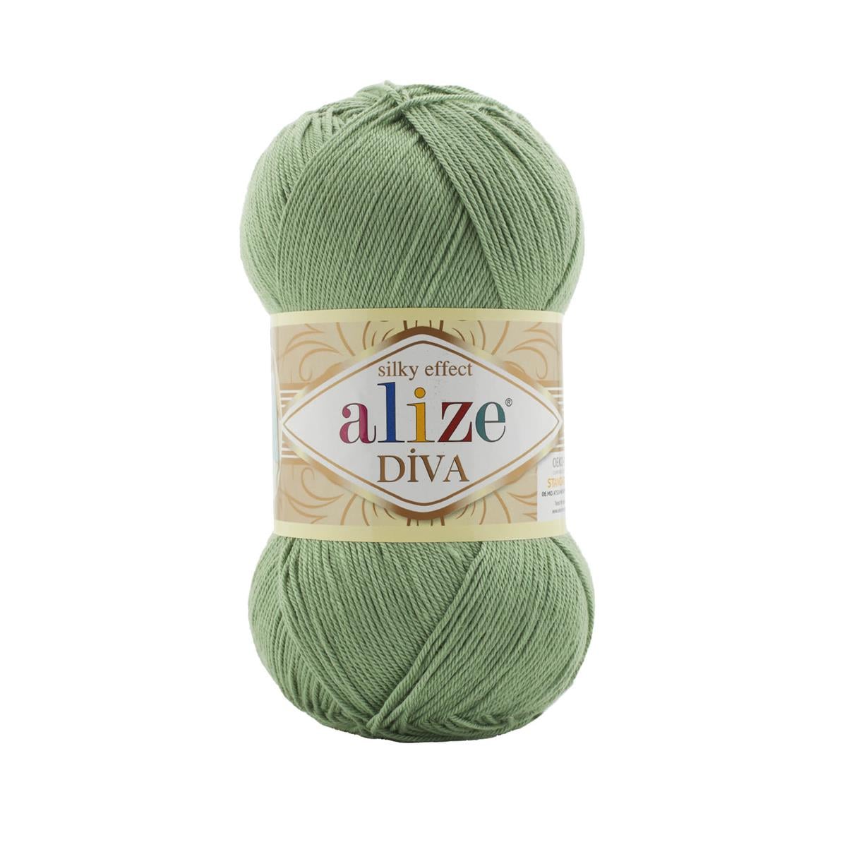 Alize Diva Yarn 100g 852 – Microfiber Acrylic Yarn for Knitting & Crochet Projects