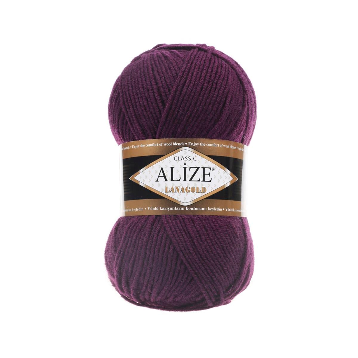 Alize Lanagold Classic Yarn 100g 111 – Wool Blend Yarn for Knitting & Crochet Projects