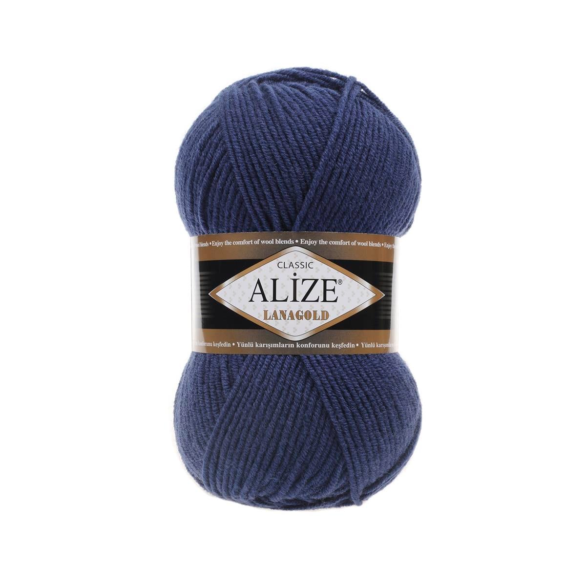 Alize Lanagold Classic Yarn 100g 215 – Wool Blend Yarn for Knitting & Crochet Projects