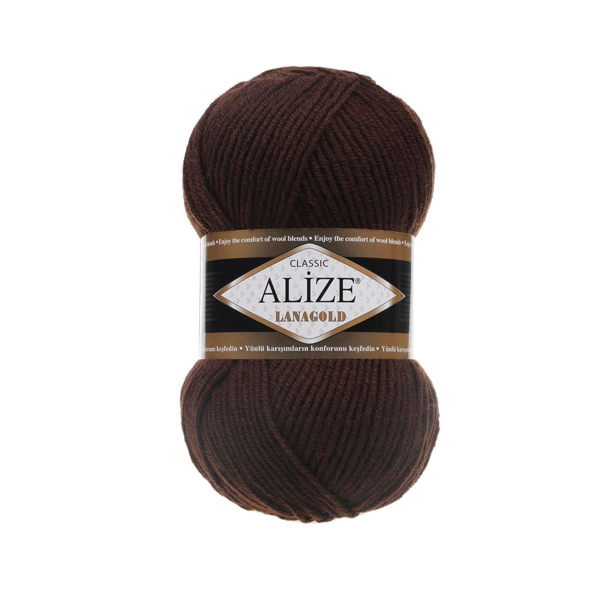 Alize Lanagold Classic Yarn 100g 26 – Wool Blend Yarn for Knitting & Crochet Projects