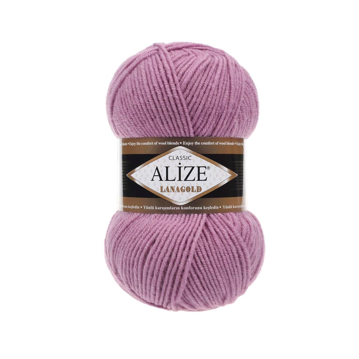 Alize Lanagold Classic Yarn 100g 28 – Wool Blend Yarn for Knitting & Crochet Projects
