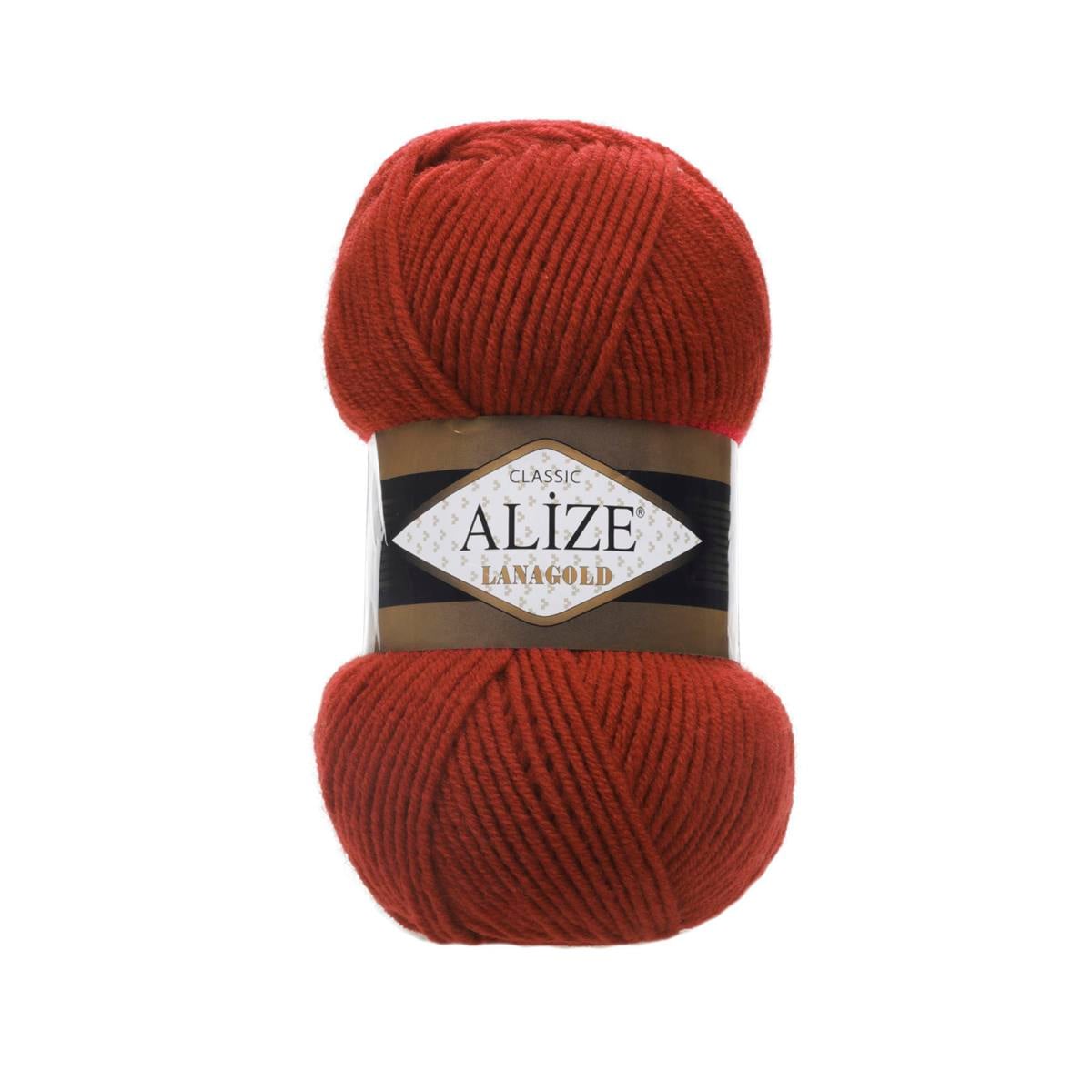Alize Lanagold Classic Yarn 100g 36 – Wool Blend Yarn for Knitting & Crochet Projects