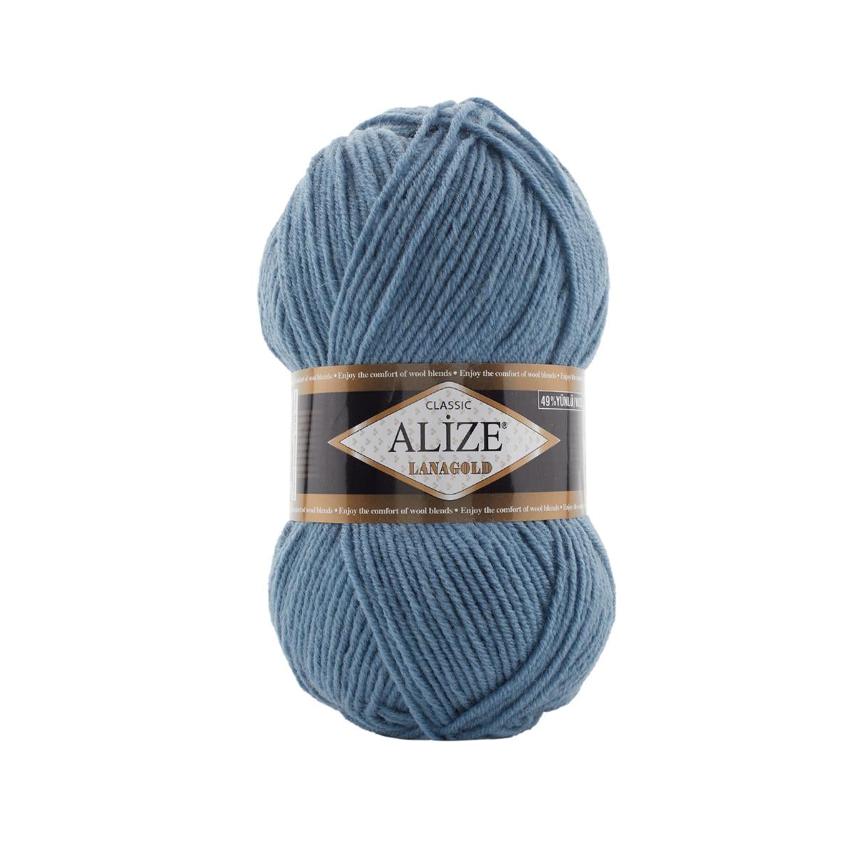 Alize Lanagold Classic Yarn 100g 498 – Wool Blend Yarn for Knitting & Crochet Projects