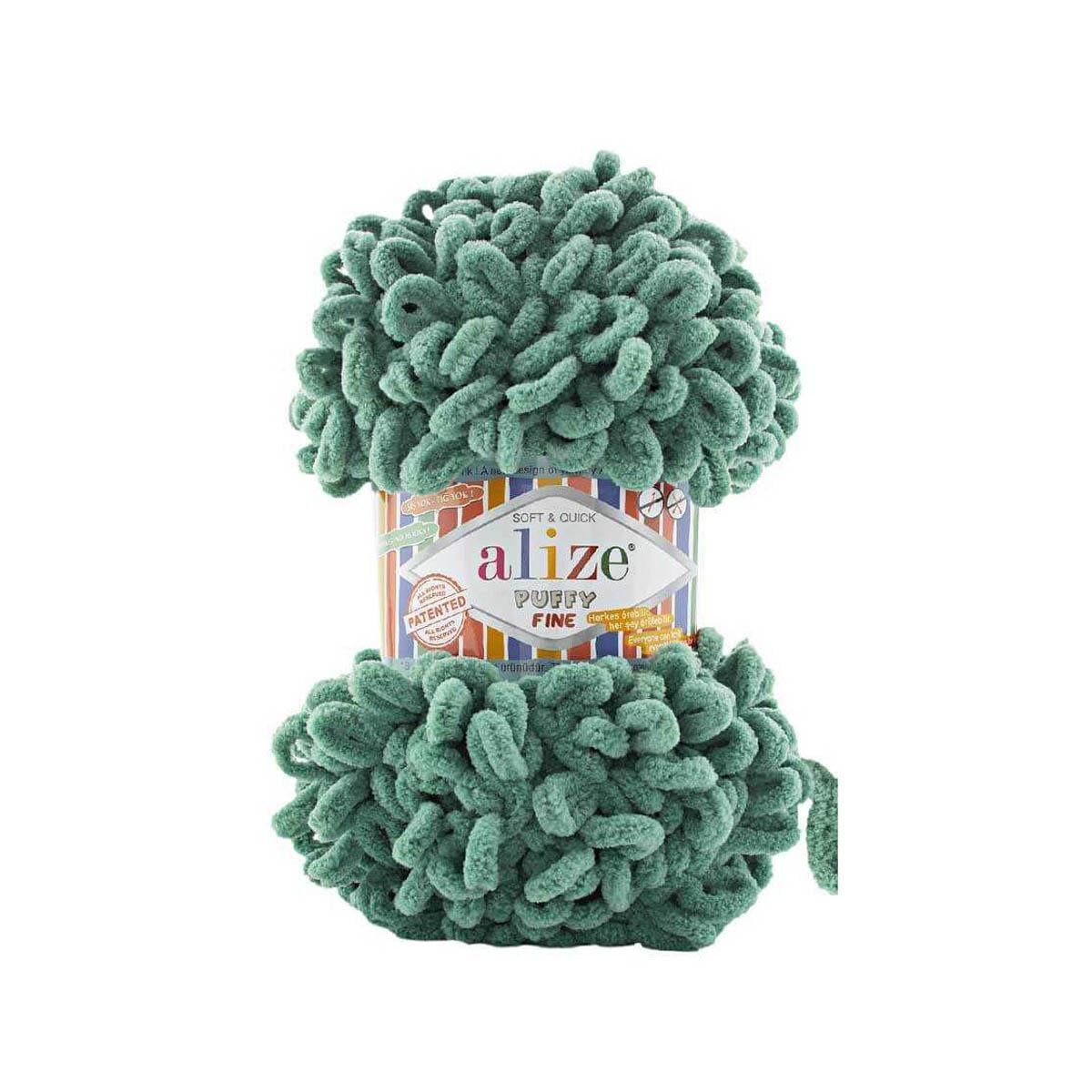Alize Puffy Fine Loop Yarn 100g 192 – Soft Fine Loop Yarn for Baby Blankets, Cushion Covers & Arm Knitting Projects