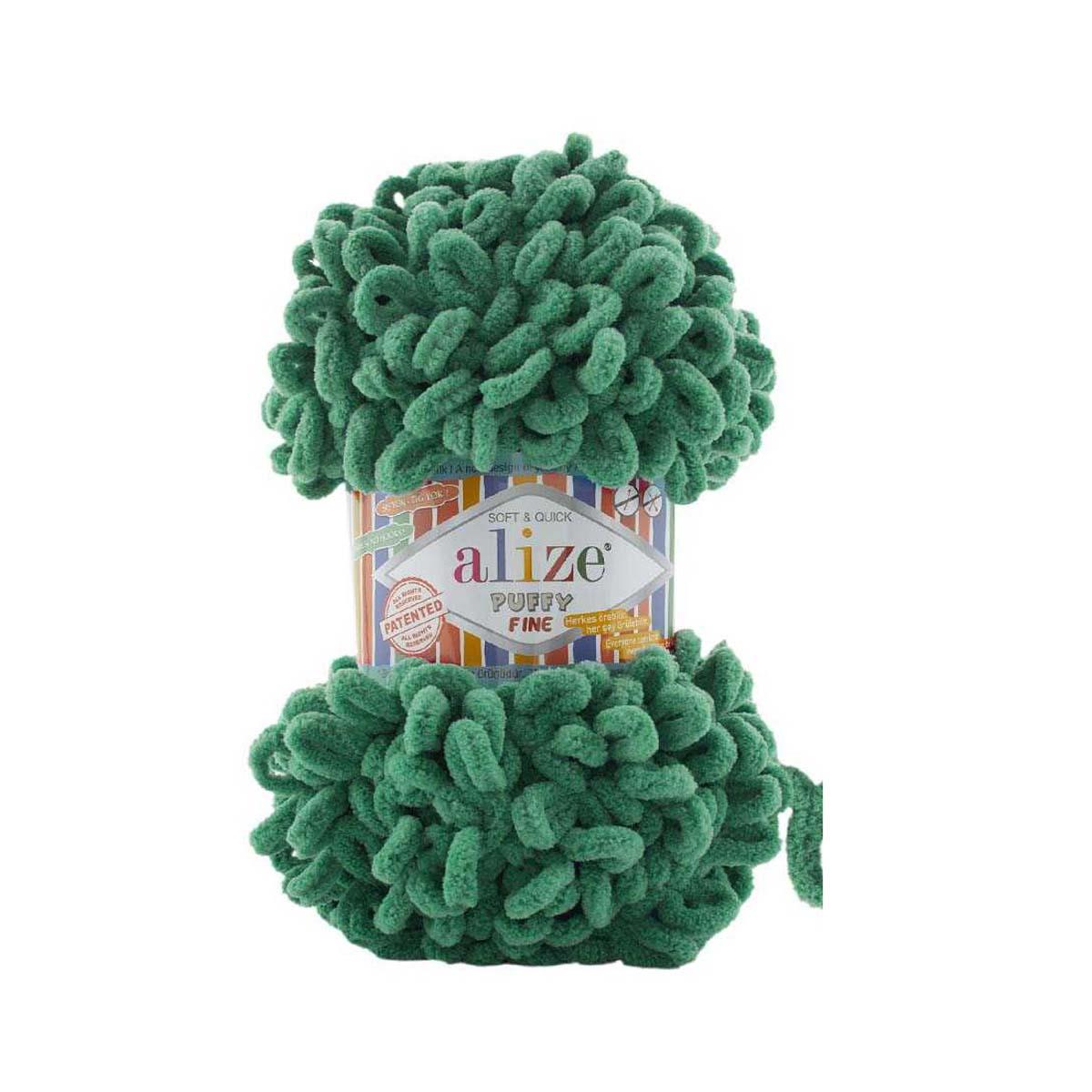 Alize Puffy Fine Loop Yarn 100g 532 – Soft Fine Loop Yarn for Baby Blankets, Cushion Covers & Arm Knitting Projects