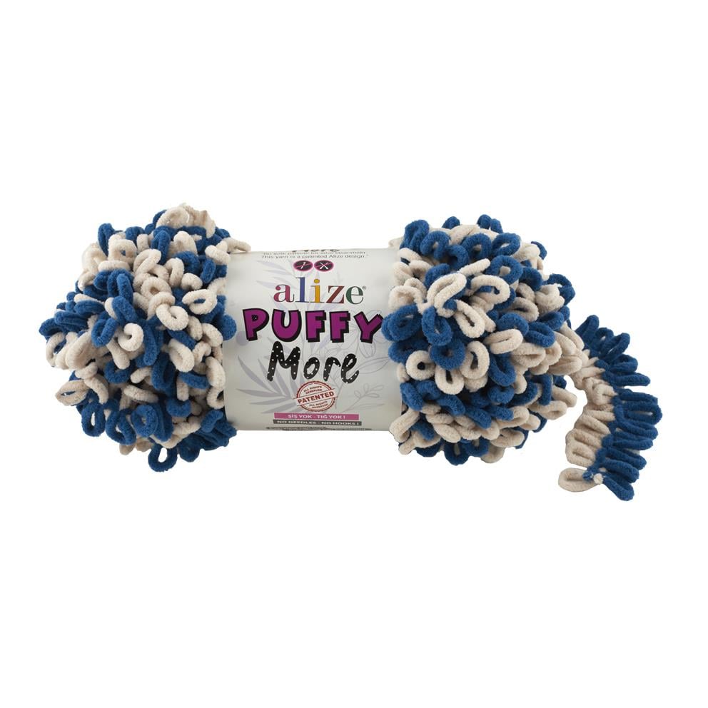 Alize Puffy More Loop Yarn 150g 6263 – Loop Yarn for Hand Knitting Blankets, Scarves & Baby Projects