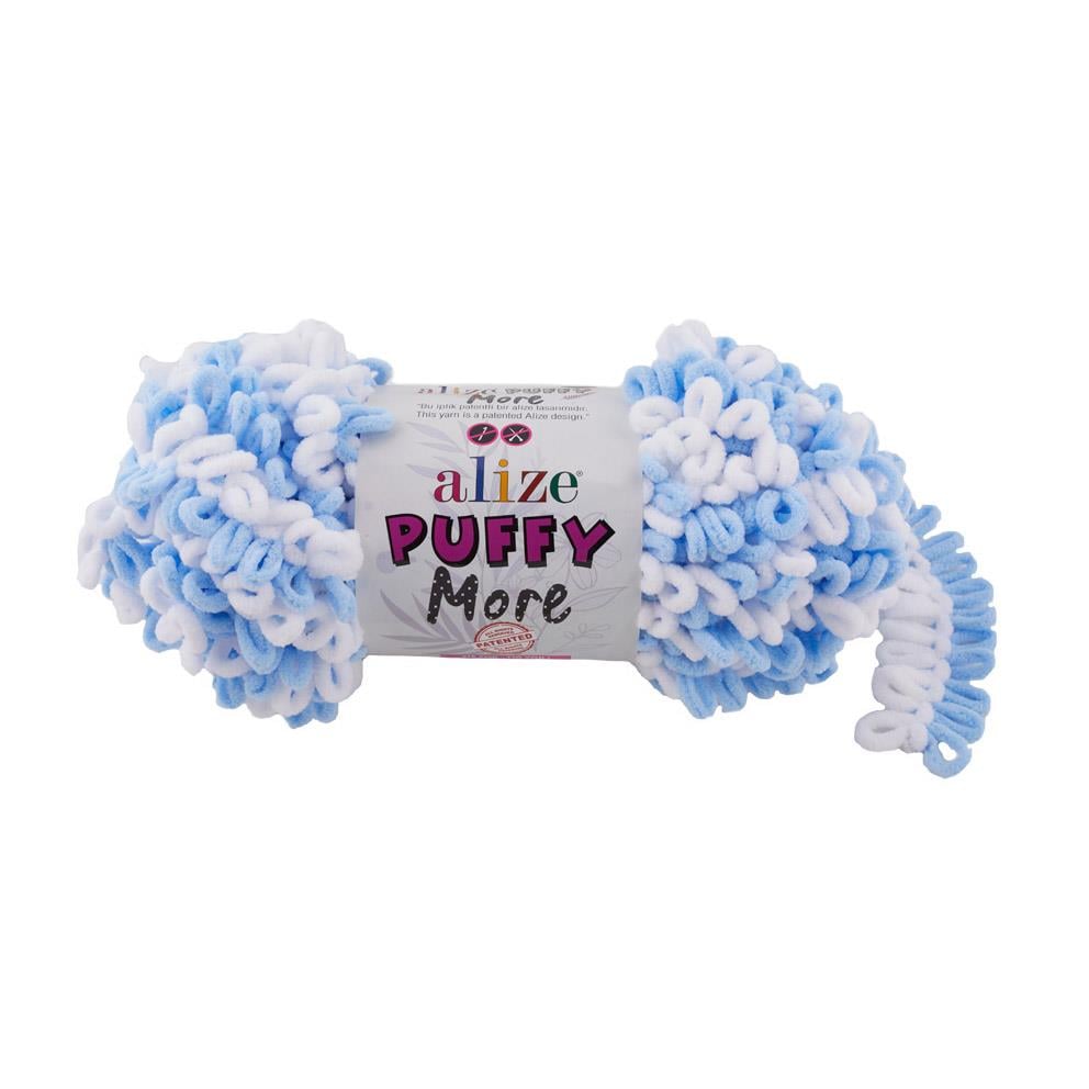 Alize Puffy More Loop Yarn 150g 6266 – Loop Yarn for Hand Knitting Blankets, Scarves & Baby Projects