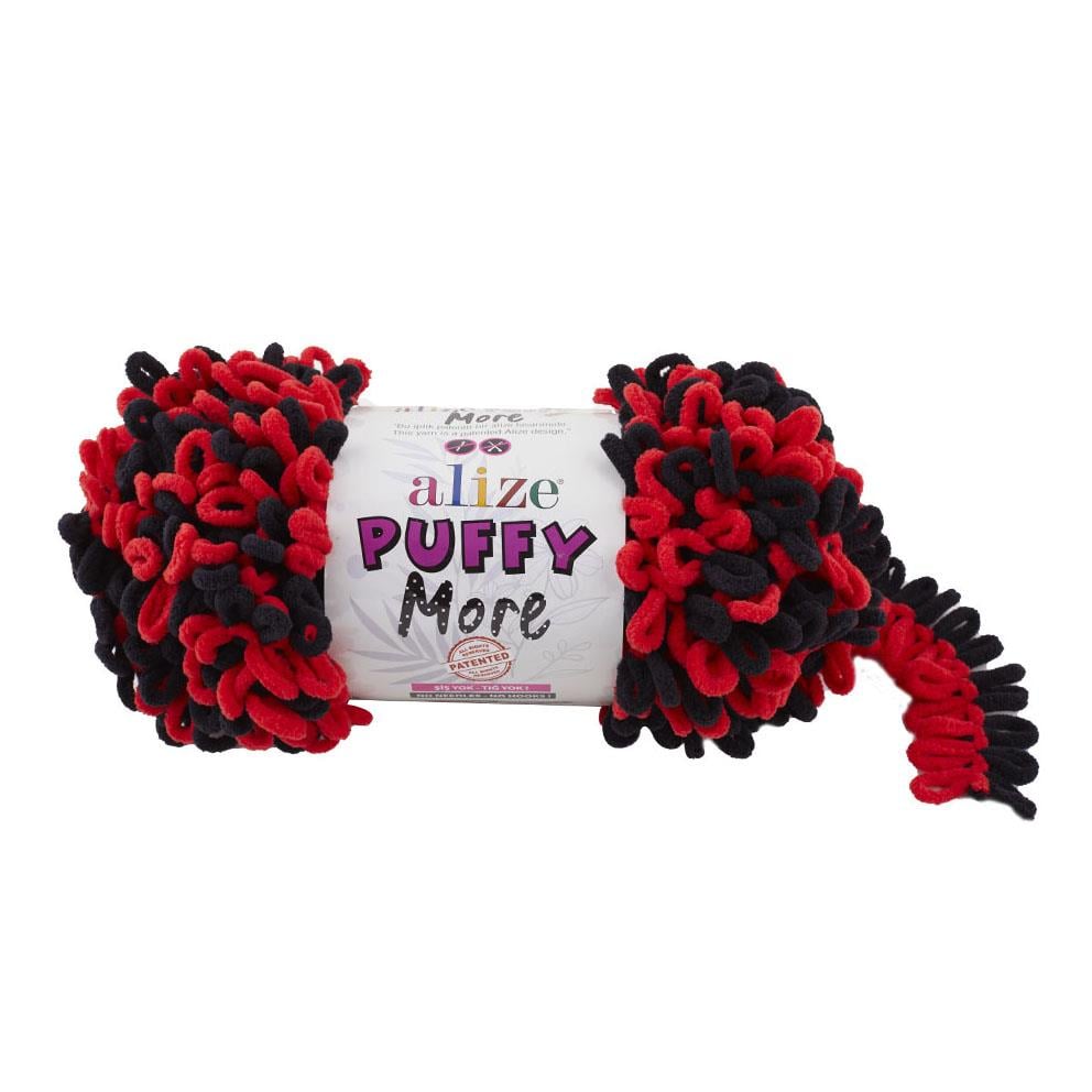 Alize Puffy More Loop Yarn 150g 6273 – Loop Yarn for Hand Knitting Blankets, Scarves & Baby Projects