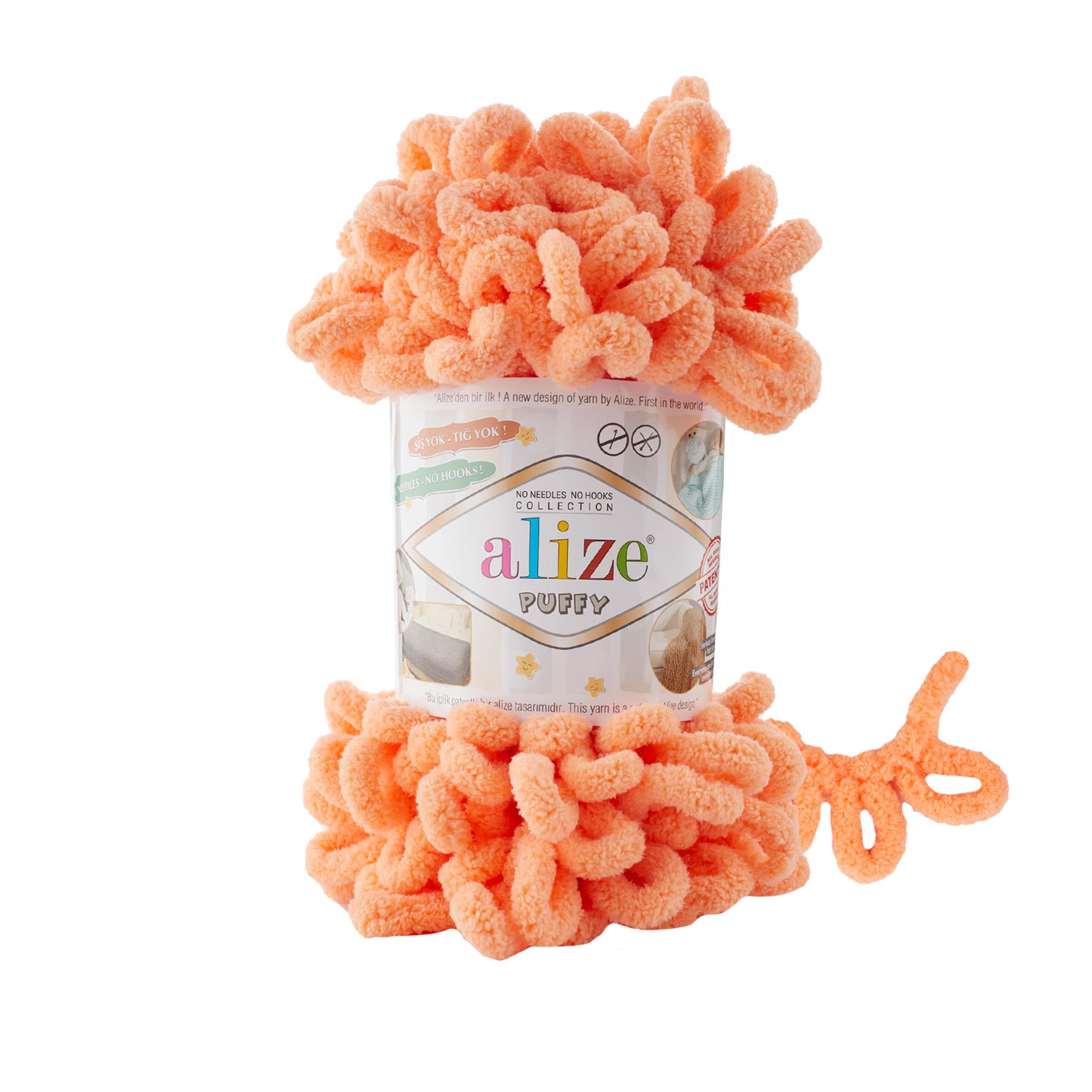 Alize Puffy Loop Yarn 100g 34 – Soft Loop Yarn for Baby Blankets, Cushions & Arm Knitting Projects