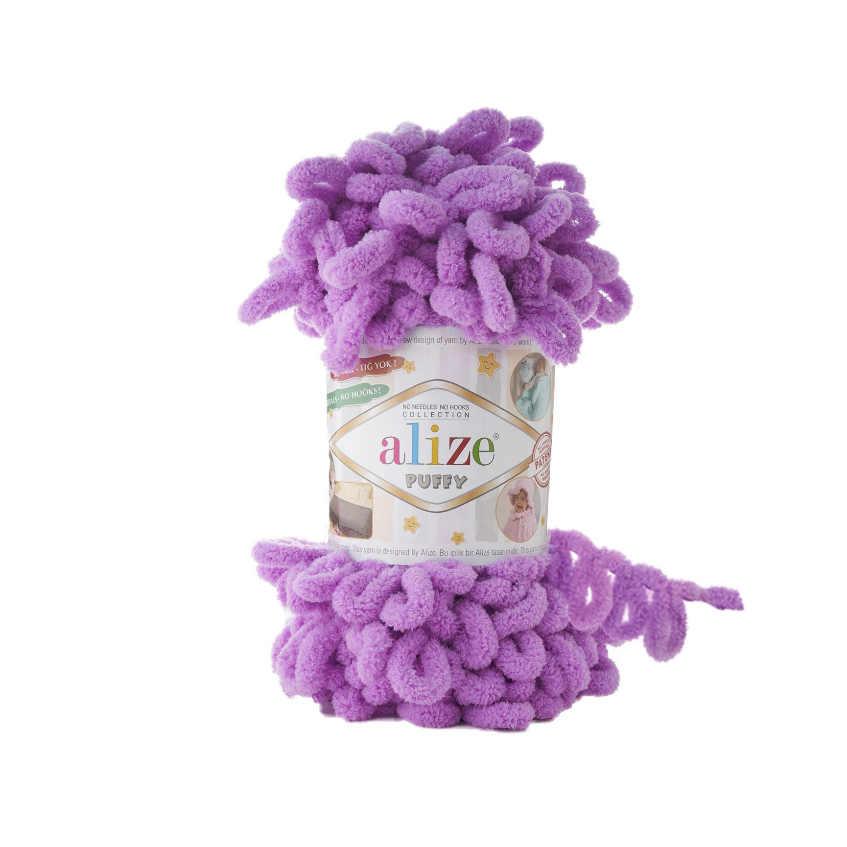 Alize Puffy Loop Yarn 100g 378 – Soft Loop Yarn for Baby Blankets, Cushions & Arm Knitting Projects
