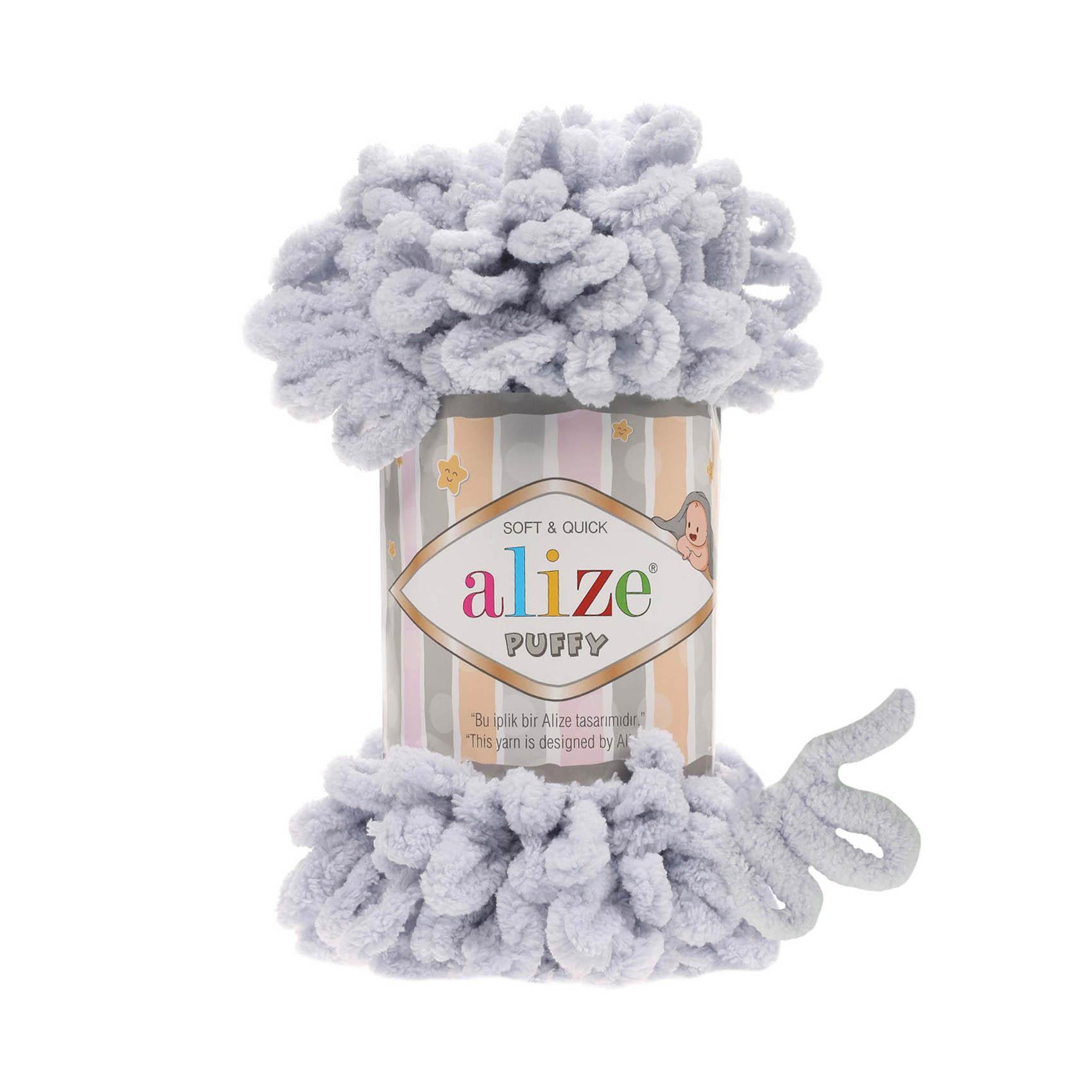 Alize Puffy Loop Yarn 100g 416 – Soft Loop Yarn for Baby Blankets, Cushions & Arm Knitting Projects