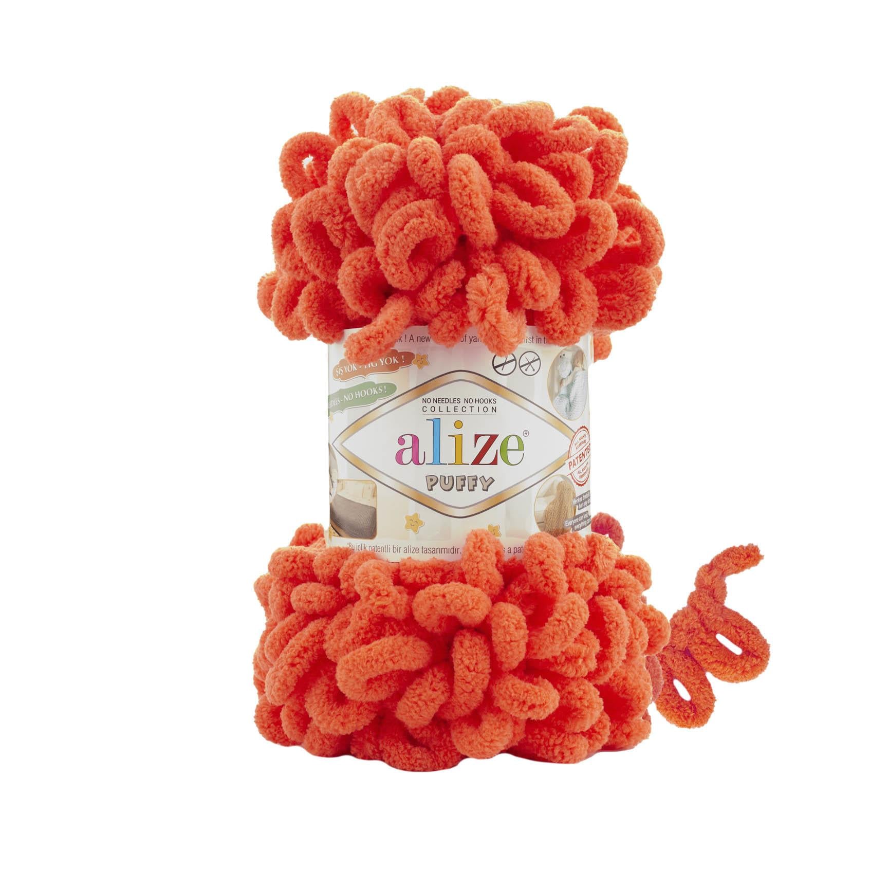 Alize Puffy Loop Yarn 100g 421 – Soft Loop Yarn for Baby Blankets, Cushions & Arm Knitting Projects