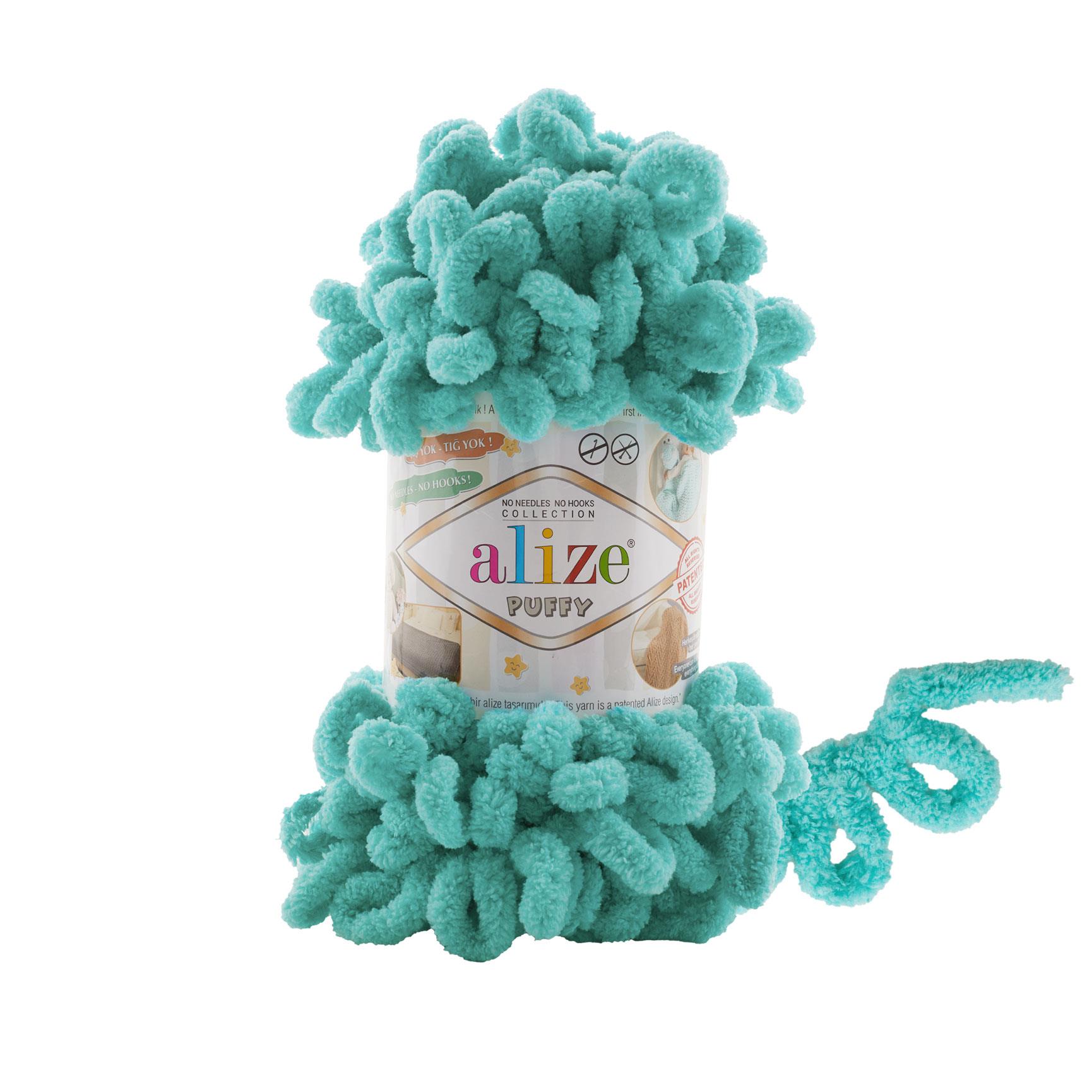 Alize Puffy Loop Yarn 100g 490 – Soft Loop Yarn for Baby Blankets, Cushions & Arm Knitting Projects