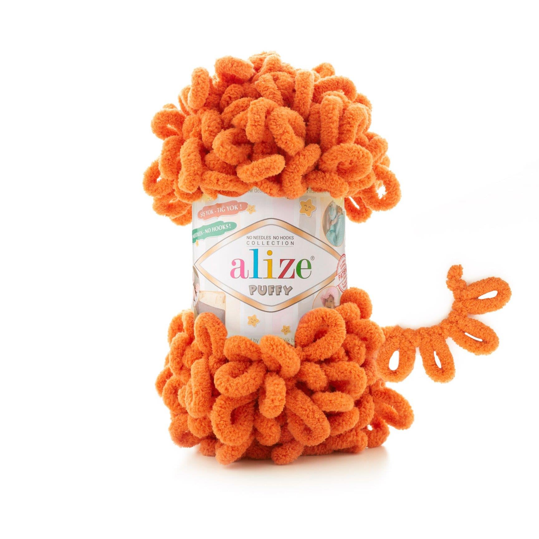 Alize Puffy Loop Yarn 100g 6 – Soft Loop Yarn for Baby Blankets, Cushions & Arm Knitting Projects