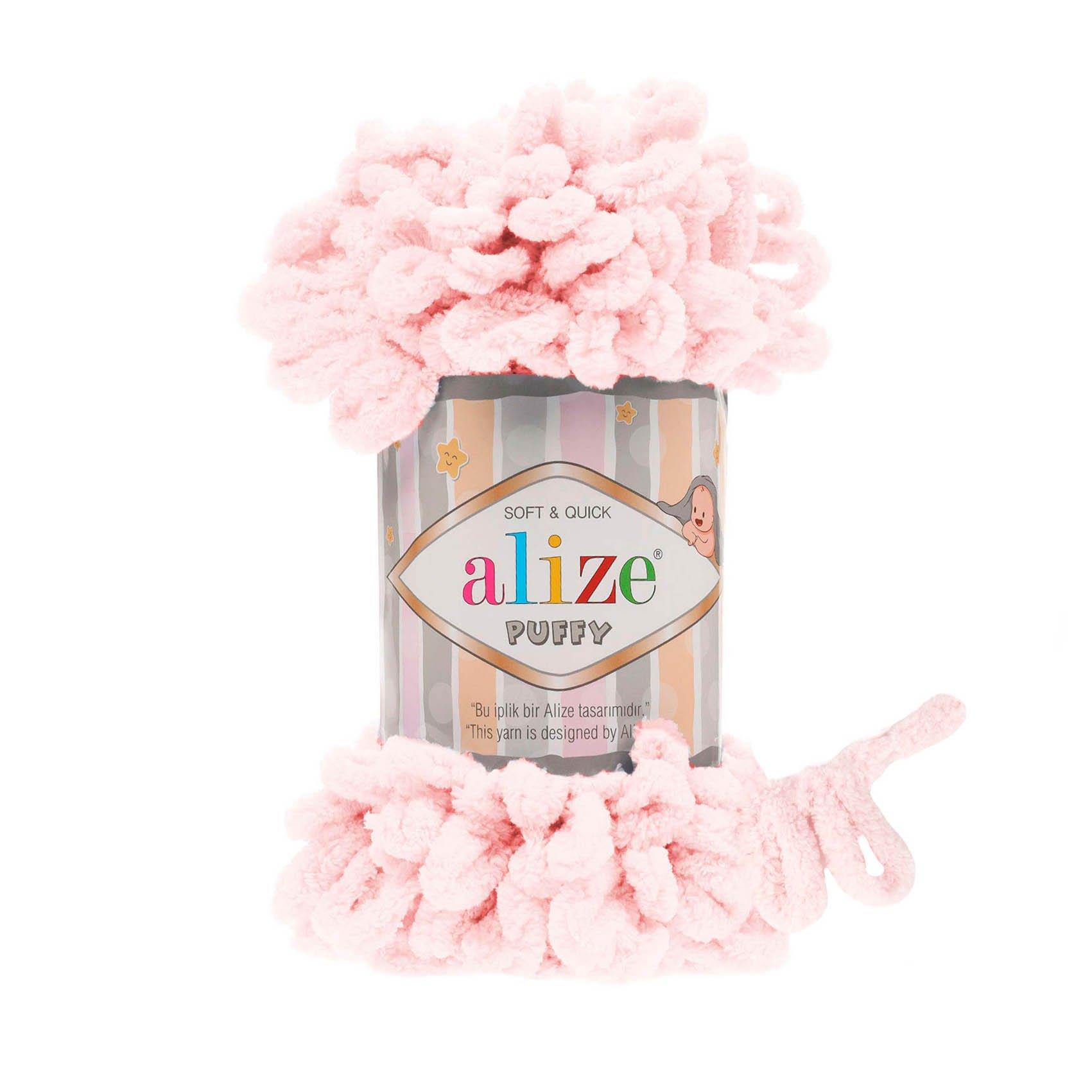 Alize Puffy Loop Yarn 100g 639 – Soft Loop Yarn for Baby Blankets, Cushions & Arm Knitting Projects