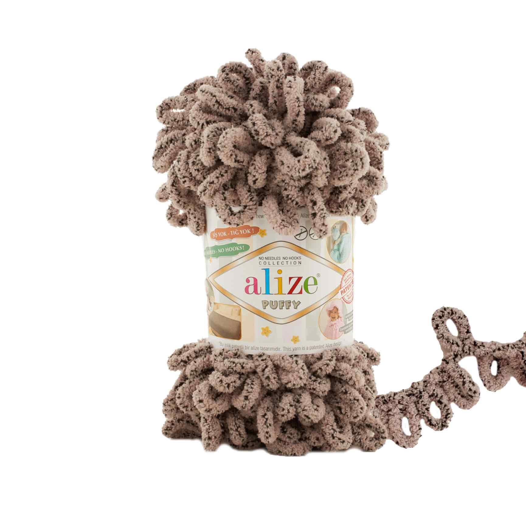 Alize Puffy Loop Yarn 100g 673 – Soft Loop Yarn for Baby Blankets, Cushions & Arm Knitting Projects