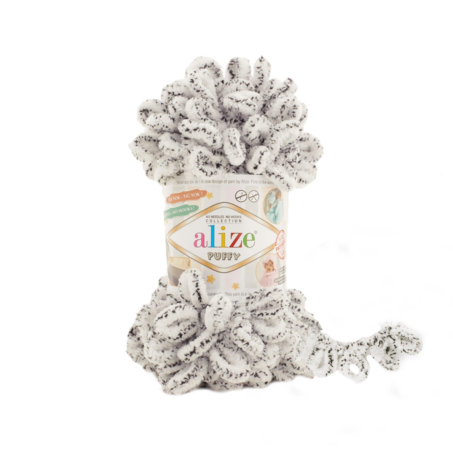 Alize Puffy Loop Yarn 100g 686 – Soft Loop Yarn for Baby Blankets, Cushions & Arm Knitting Projects