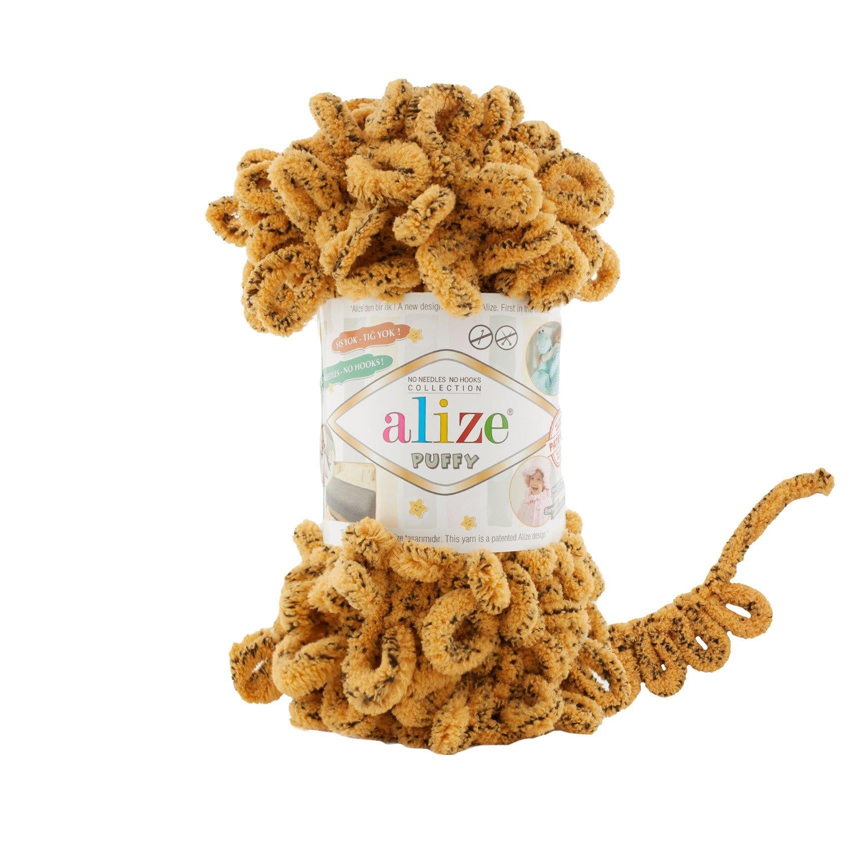 Alize Puffy Loop Yarn 100g 716 – Soft Loop Yarn for Baby Blankets, Cushions & Arm Knitting Projects