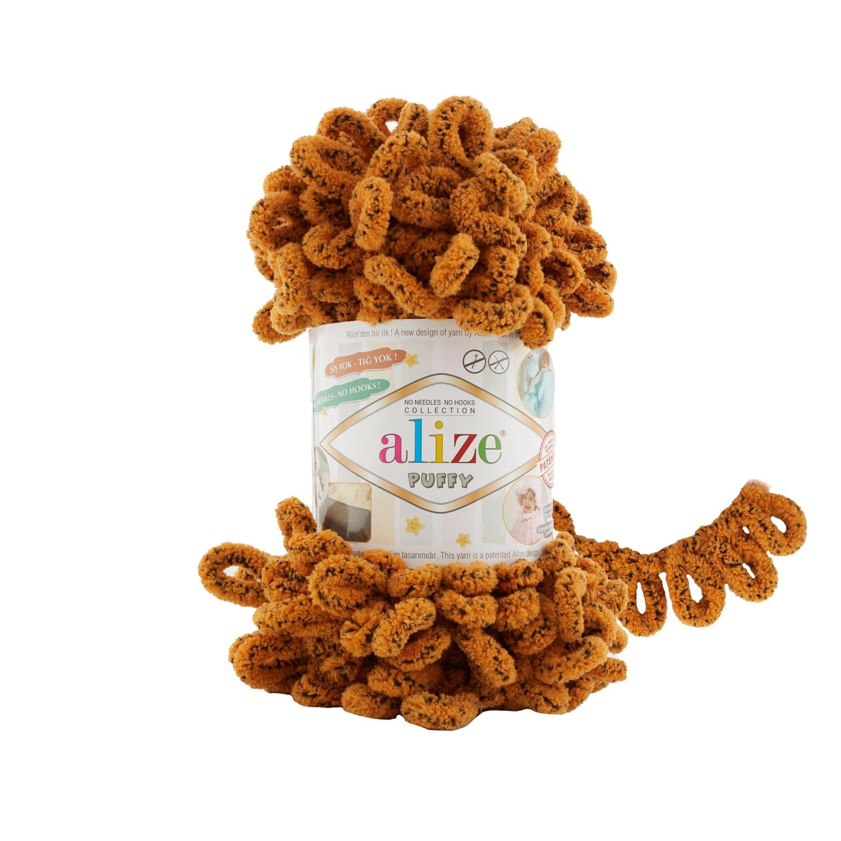 Alize Puffy Loop Yarn 100g 717 – Soft Loop Yarn for Baby Blankets, Cushions & Arm Knitting Projects