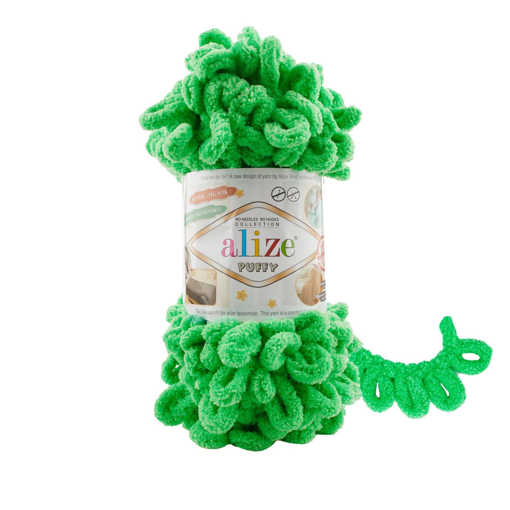 Alize Puffy Loop Yarn 100g 778 – Soft Loop Yarn for Baby Blankets, Cushions & Arm Knitting Projects