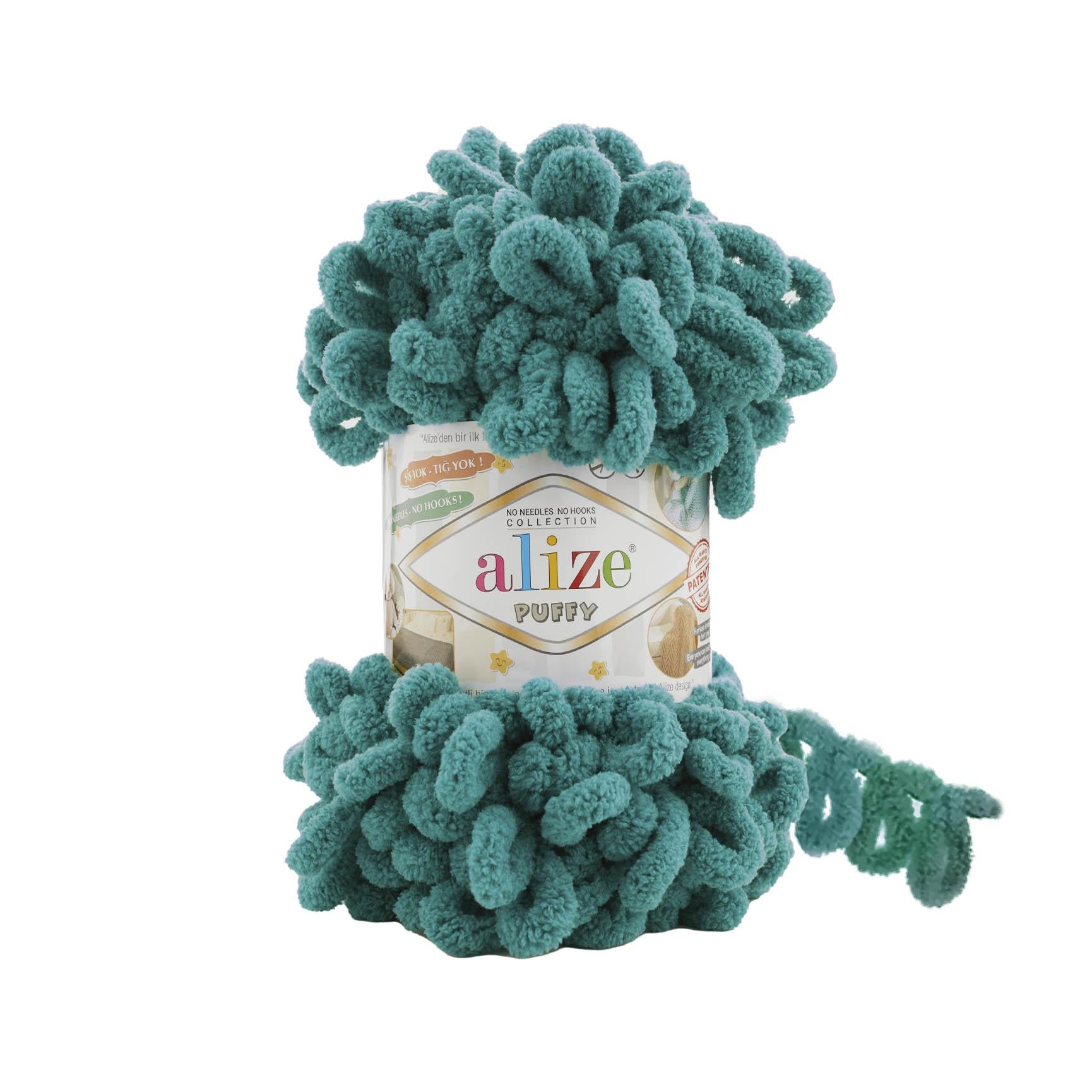 Alize Puffy Loop Yarn 100g 847 – Soft Loop Yarn for Baby Blankets, Cushions & Arm Knitting Projects