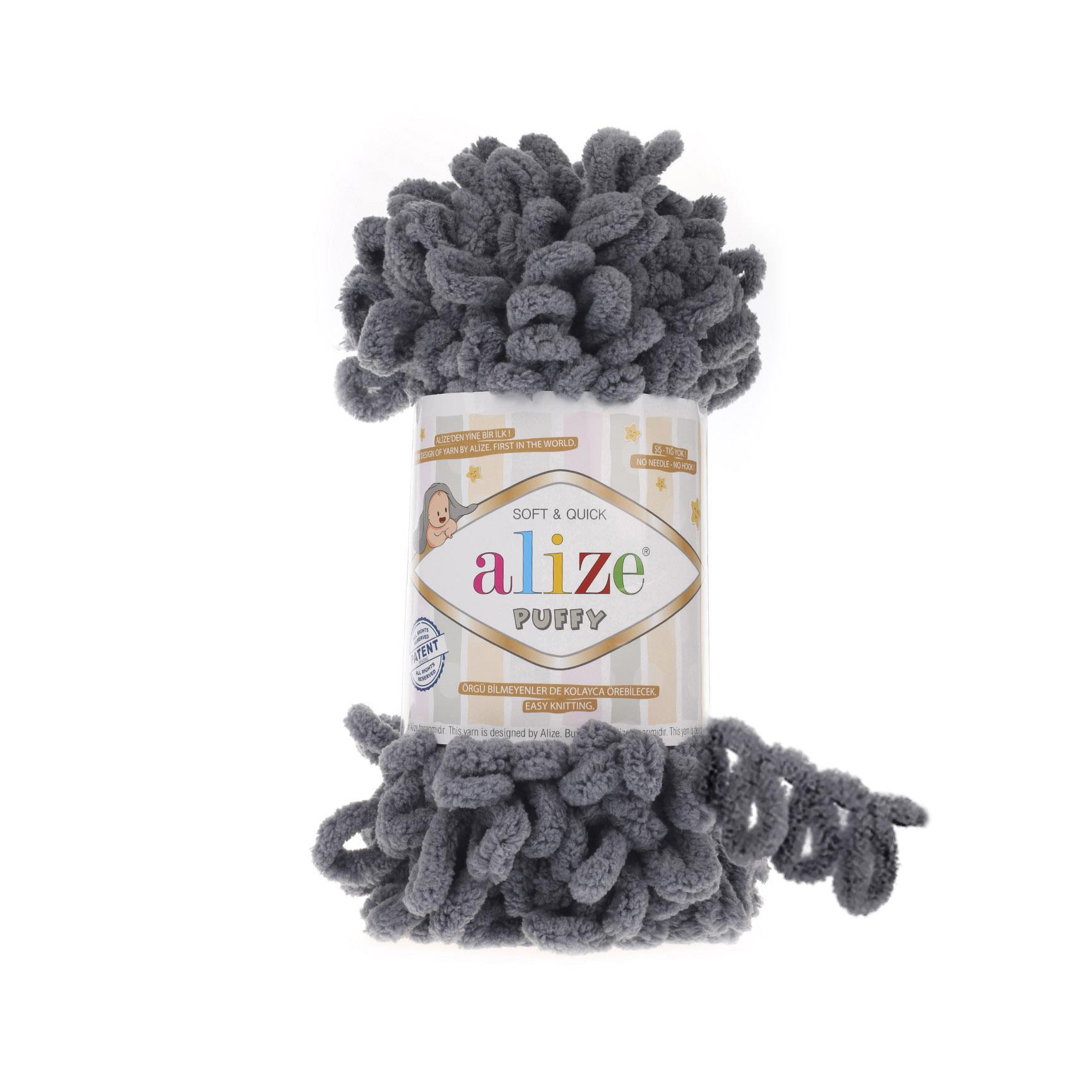Alize Puffy Loop Yarn 100g 87 – Soft Loop Yarn for Baby Blankets, Cushions & Arm Knitting Projects