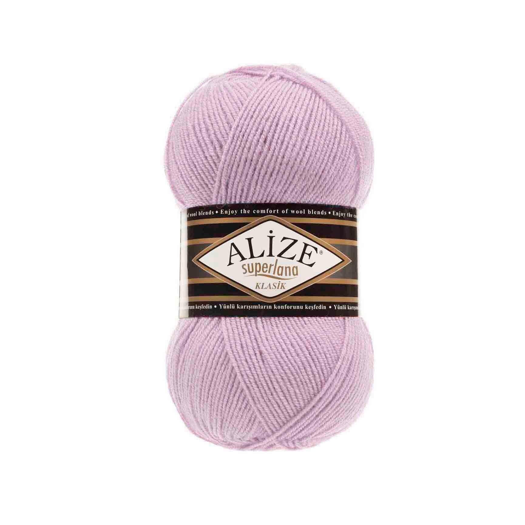 Alize Superlana Klasik Yarn 100g 505 – Wool Acrylic Blend Yarn for Sweaters, Scarves & Knitting Projects
