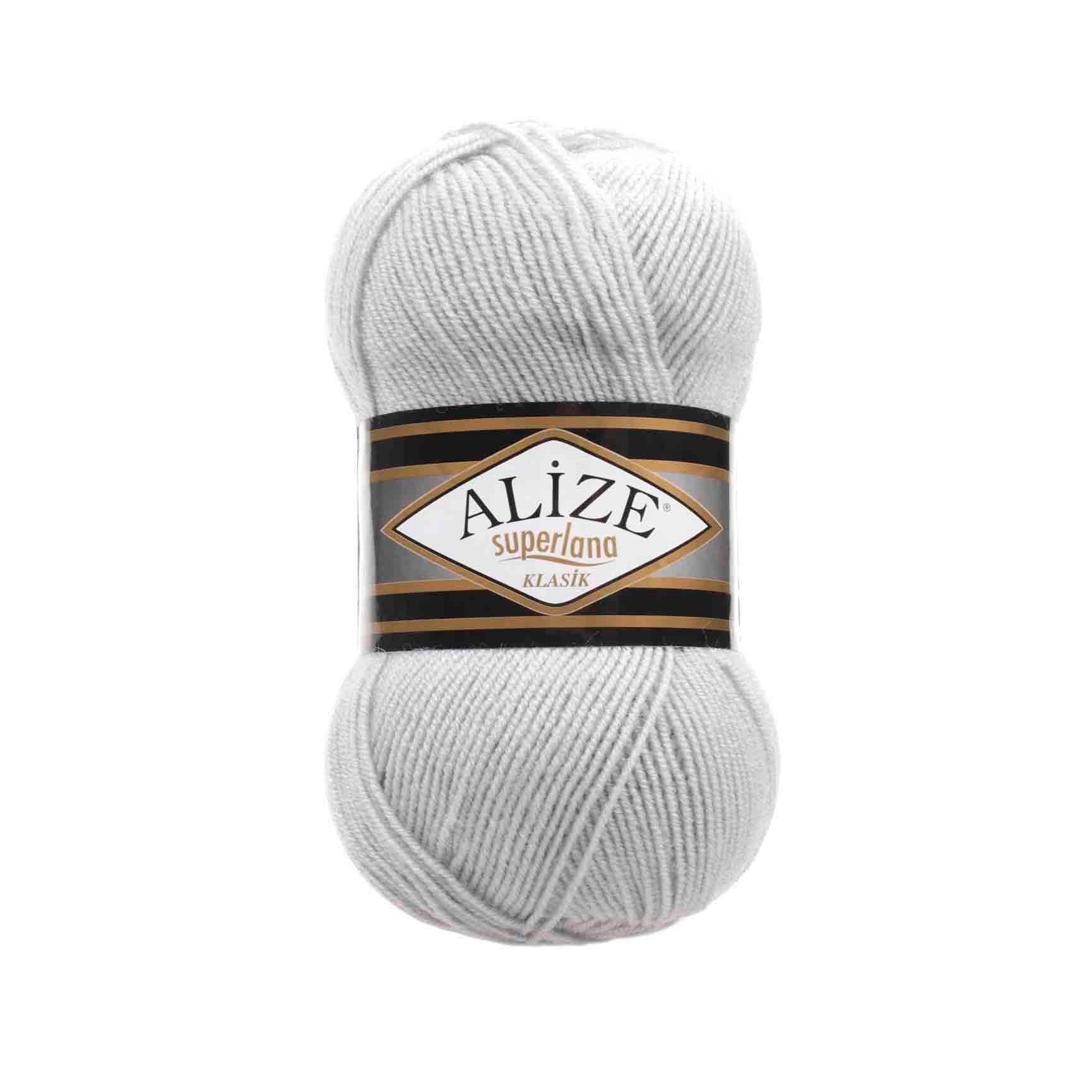 Alize Superlana Klasik Yarn 100g 698 – Wool Acrylic Blend Yarn for Sweaters, Scarves & Knitting Projects