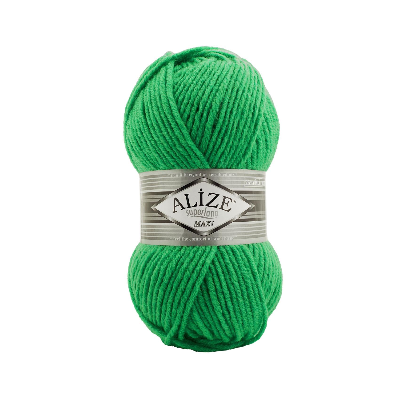 Alize Superlana Maxi Yarn 100g 455 – Super Bulky Wool Blend Yarn for Knitting & Crochet Projects